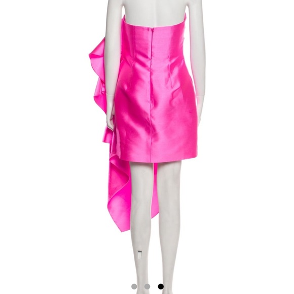 Solace London Elia Mini Dress in Hot Pink - Picture 4 of 5